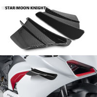 สำหรับ Ducati panigale V2 V4 899 959 1198 1199 1299 panigale R รถจักรยานยนต์ด้านข้าง Winglet สปอยเลอร์ WIND flow Fixing Wing ด้านหน้า fairing