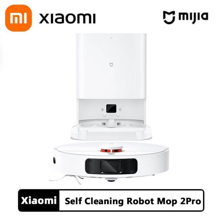 XIAOMI MIJIA Self Cleaning Robot Vacuum Mop 2 Pro 4000PA Smart Home ...