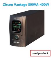 UPS Zircon Vantage 800VA/400W ups อุปกรณ์สำรองจ่ายไฟ แบตเก็บ พร้อมใช้งาน สินค้ามือ2