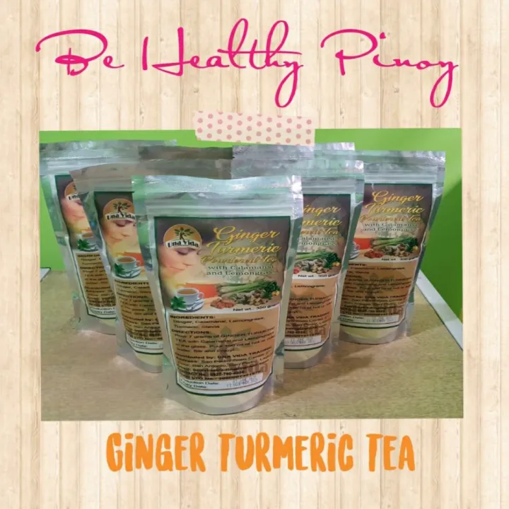 PROMO! UNA VIDA Ginger Turmeric Teas 3 pouches in ONE Lazada PH