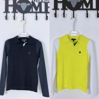 G4 new summer golf sportswear ladies lapel breathable sweat-absorbing stitching fashion long-sleeved ice silk sleeves Amazingcre Honma Scotty Cameron1 PEARLY GATES ❣✁❧