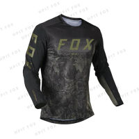 CW Keluar 2022 Lelaki Downhill เสื้อเจอร์ซีย์ Hpit Fox จักรยานเสือภูเขา Mtb Baju ออฟโร้ด Dh Motosikal Motosikal Basikal Perlumbaan Jersi Berbasikal 1