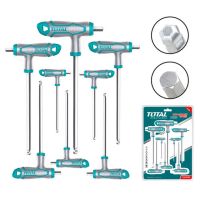 Total ประแจแอล หกเหลี่ยม ด้ามตัวที 1.5-8มม. (8ตัวชุด) รุ่นTHHW8081 ( Hex Key Wrench with Handle )