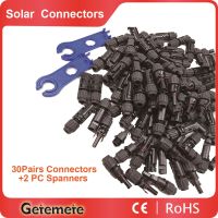 ❀♠ GTMT 30 Pairs/lot Solar Wire Connector 30A 1000V IP67 for PV Cable Male Female for Solar System Connection Plus 1Pair Spanner