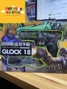 TẶNG KÍNH BẢO HỘĐồ Chơi Súng Bắn Hạt Nở Glock 18