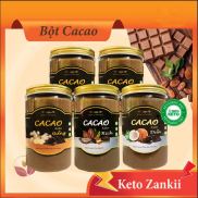 BỘT CACAO đường Erythritol KETO ZANKII cho người ăn kiêng Keto, Eat Clean