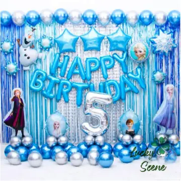 Shop 82pcs Frozen Birthday Party Balloon Decorations Set Party Needs with  great discounts and prices online - Feb 2024