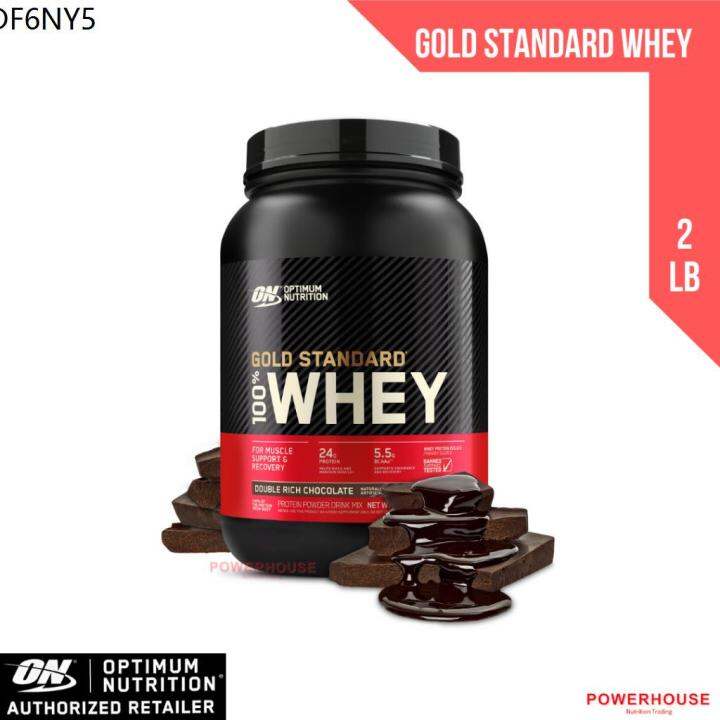 Optimum Nutrition Gold Standard Whey, 2 lb Whey Protein Isolates, Whey