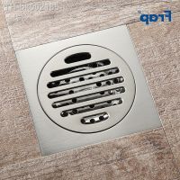 ◑▫ Frap Copper Bathroom Drains Floor Drains Shower Wash Sink Cover Washing Drainer Waste Grate Shower Floor Plug Hole Cover Y38105