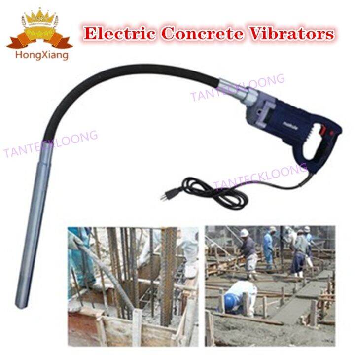 960W Concrete Vibrators Electric Cement Soil Mixer with Stick 34 HP