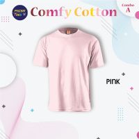 CT51 COMBO A 100 COTTON COMFY PLAIN ROUND NECK SHORT SLEEVE TSHIRT UNI MEN AMILY WEAR CT51 OREN SPORT CASUAL