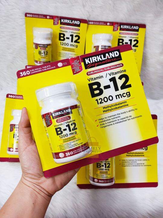 Kirkland Signature Vitamin B12, 1200mcg, 360 Tablets Lazada PH