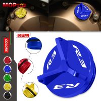 New Sales M27x3 Motorcycle Oil Filler Cup Cover Screws For Yamaha YZF R3 YZF R25 2015-2023 2022 CNC Engine Plug Cap Accessories