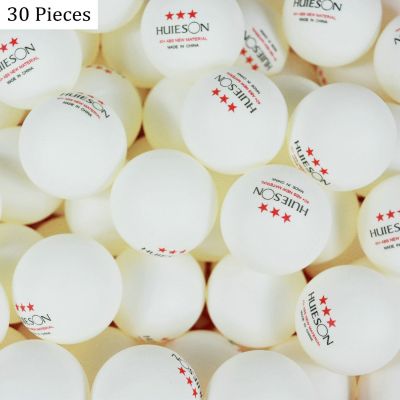 Huieson 30 50 100ลูกปิงปองวัสดุใหม่ภาษาอังกฤษ3ดาว40 + ABS ลูกปิงปองพลาสติกลูกบอลสำหรับฝึกซ้อม