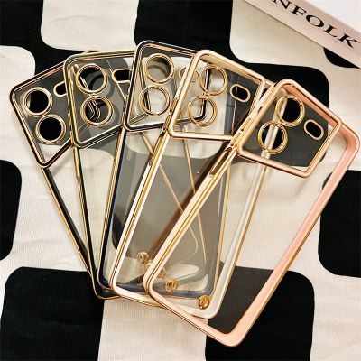Transparent Phone Case for Tecno Pova 5 Shockproof Protect Camera Anti Drop Clear