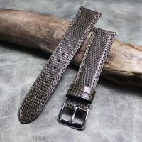 Brown Black 18mm 19mm 20mm 21mm 22mm Man New Top Grade Lizard pattern Genuine Leather Watch BAND Strap For Tissot Seiko