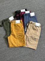 Nylon Waterproof Mens Quick-drying Loose Casual Cargo Shorts Straight Cropped Pants 【BYUE】