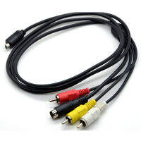 RCA AV ทีวีนอกสายนำสัญญาณวิดีโอสำหรับโซนี่ DCR-SR72E DCR-SR80E DCR-SR82E DCR-SR85E