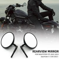 Motorcycle Rearview Rear View Mirrors Glass Back Side Mirror Holder Bracket For Sportster S1250 Nightster 975 Rh1250s RH975 2023