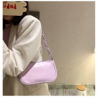 Women Vintage Wind Subaxillary Baguette Bag Versatile Shoulder Ladies Handbags