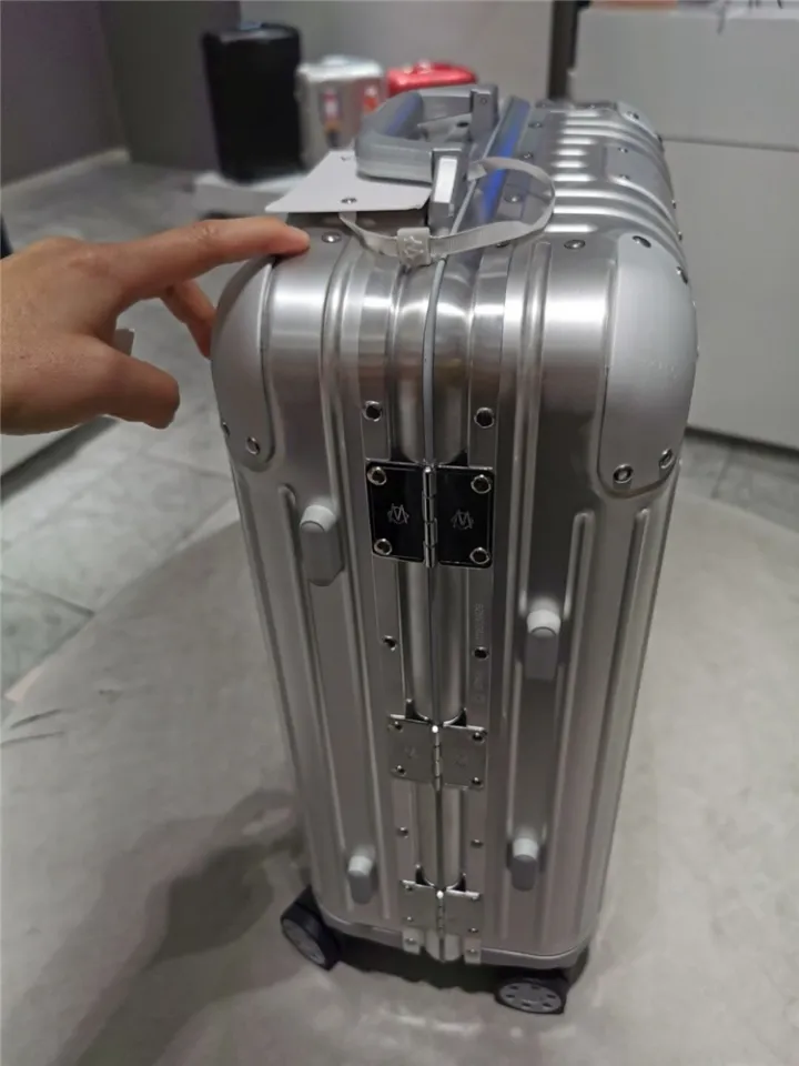 Rimowa Aluminum Rolling Suitcase - Metallic Luggage and Travel, Handbags -  RWA23524