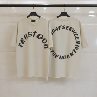 เสื้อยืดคอกลม  พร้อมสต็อกแฟชั่นสไตล์2020 Kanyeวันอาทิตย์บริการแขนสั้นเสื้อยืดบุคลิกภาพคู่ชายและหญิงแขนสั้นสบายๆผ้าฝ้าย100% ฤดูใบไม้ผลิและฤดูร้อนM-XXL เสื้อยืดคอกลม