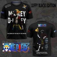 เสื้อวันพีซ-Luffy Black Edition