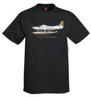 2019 New Short Sleeve Men 100 % Cotton Cessna 208 Caravan With Floats Airplane T-Shirt - Personalized With Your Tee Shirt XS-4XL-5XL-6XL