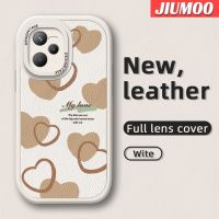 JIUMOO เคสสำหรับ Realme C35 C31นาร์โซ50A ไพรม์เคสกระแสแฟชั่นสวยงามเคสโทรศัพท์บางนุ่มหนังซิลิกาเจลปกป้องเลนส์จากเคสกันกระแทกตก