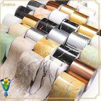 ZHIMUA 10M/Roll ขอบหน้าต่าง วอลล์เปเปอร์เส้นเอว กันน้ำกันน้ำได้ โครงประตู เส้นรอบ ของตกแต่งบ้าน ลายหินอ่อนเม็ด เส้นนำคลื่น