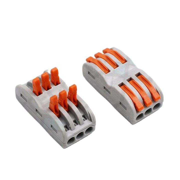 mj-tech-ตลับต่อสายไฟ-ตัวต่อสายไฟ-เข้า-3-ออก-3-wire-terminal-block-รุ่น-spl-3