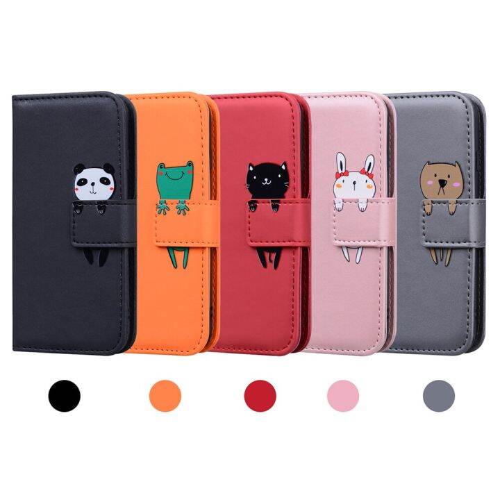 เคสโทรศัพท์กระเป๋าแบบพับได้กบน่ารักสำหรับ-samsung-galaxy-s23-s22พิเศษบวก-s21-fe-s20-s10-s9-s8บวก-s7ขอบ-note-9-10-pro-20-cover-carterfa