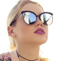 2022 Woman Fashion Sunglasses Vintage LuxuryFamale Sun Glasses Classic Retro Cat Eye Outdoor UV400 Oculos De Sol Gafas Barware