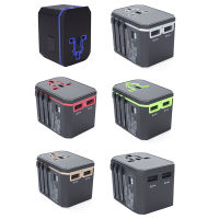 International Power Adapter,2000W Universal Power Adapter,All in one Travel Adapter with 33W Output USB C PD/QC 3.0 Quick Charging and Dual 2.4A USB for UK, EU, AU