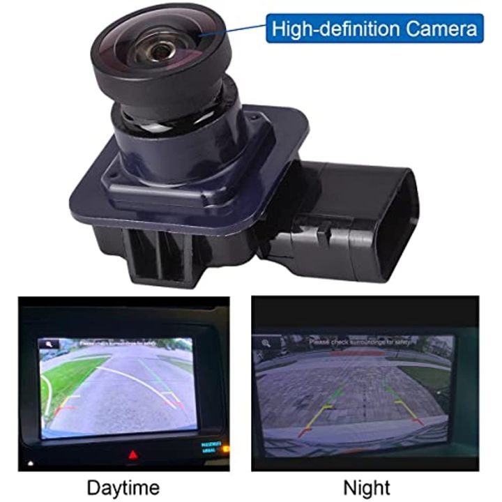 กล้องมองหลังสำหรับจอดรถสำรองข้อมูลมุมข้างหลังยานพาหนะสำหรับ-db5z19g490a-eb5z-19g490-a-ford-explorer-2011-2015พร้อมแนวทาง