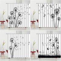 【hot】✢♕☼  Shower Curtains Curtain with Hooks Flying Pattern