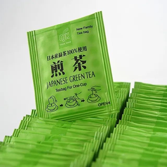 ชาเขียวสูตรต้นตำหรับญี่ปุ่น-osk-new-family-japanese-green-tea-2g-50bags