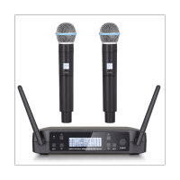 Handheld Wireless Microphone GLXD4 Professional UHF System Handheld Mic for Stage Speech Wedding Show Band Party Church-