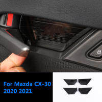 Accessories For Mazda CX30 CX-30 2020 2021 Stainless steel Inner Door Handle Bowl Protect Decoration Sticker Cover