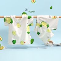 CODhuanglan212 Summer Baby Short Sleeve Shorts Set Childrens Home Wear 1-year-old Girls Summer Dress Thin Boys 2-year-old Baby Pajamas夏季宝宝短袖短裤套装儿童居家服1岁女