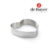 de Buyer 3099.50 Heart Ring Perforated 08 H2cm / ริงค์ทาร์ต