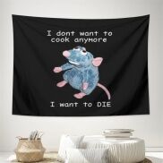 hot I Dont Want To Cook Anymore Tapestry Funny Meme Tapestries Hanging