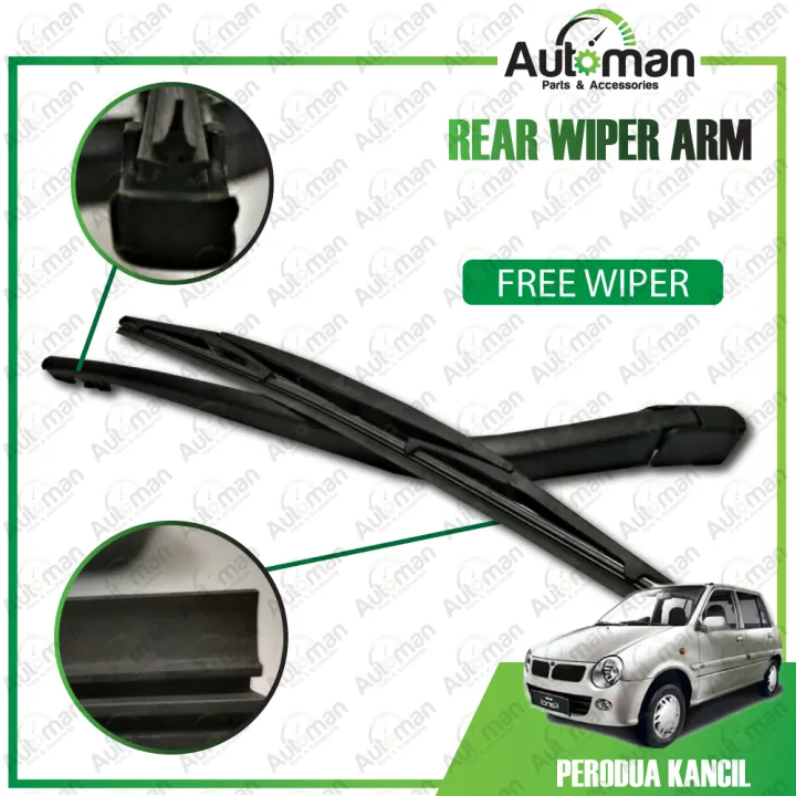 Perodua Kancil Rear Wiper Arm Complete Set with Free Wiper | Lazada