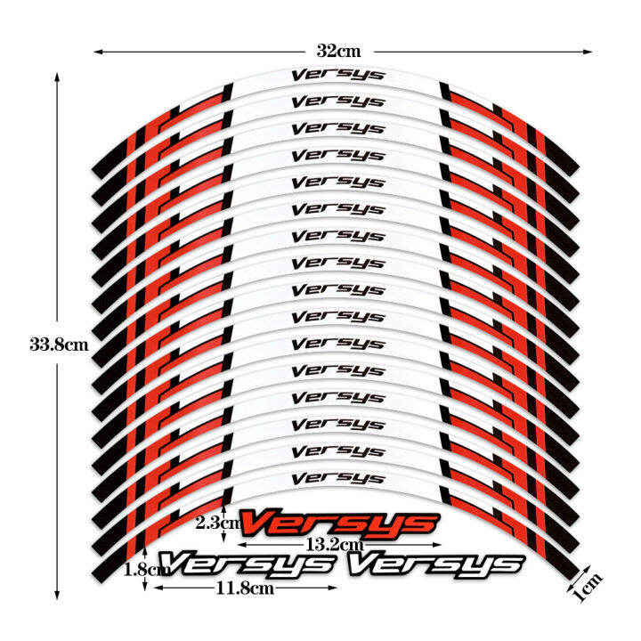 สติกเกอร์ดุมล้อรูปลอกรูปล้อขอบสะท้อนแสงรถจักรยานยนต์-kawasaki-ขนาด17-17-17นิ้วสำหรับ-kawasaki-versys-650-1000-300