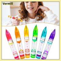 VERMILL ใหม่สุดฮอต ตัวจับเวลาของเหลวที่มีสีสัน บรรเทาความเครียด ปากกาบับเบิ้ลเคลื่อนไหวของเหลว สำหรับเด็กและผู้ใหญ่ ปากกาจับเวลาของเหลว ปากกาฟิดเจ็ต bubbler เคลื่อนไหวของเหลว