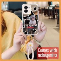 Makeup mirror Mirror surface Phone Case For OPPO A57 5G 2022/Realme Q5i/V23/Narzo50 5G interest Little Fresh texture