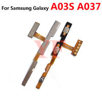 Original ปุ่มปรับระดับเสียงสำหรับ Samsung Galaxy A03S A037 A03F ปริมาณปุ่มสวิตช์เปิดปิด Ribbon FLEX CABLE-hdfssaa