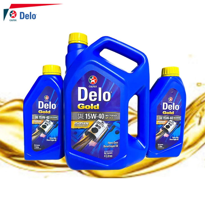 Caltex Delo Gold SAE 15w40 fully synthetic Diesel Engine Oil 1-4 Liters ...