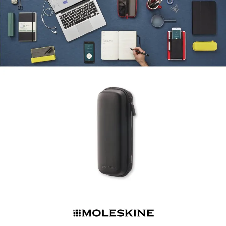 MOLESKINE กระเป๋า JOURNEY POUCH HARD ขนาดใส่ปากกา SWS หรือแว่น (สีดำ