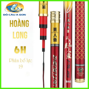 Tặng Kèm Ngọn Phụ  Cần Câu Tay Hoàng Long 6H Phân Bổ Lực 19i , Carbon